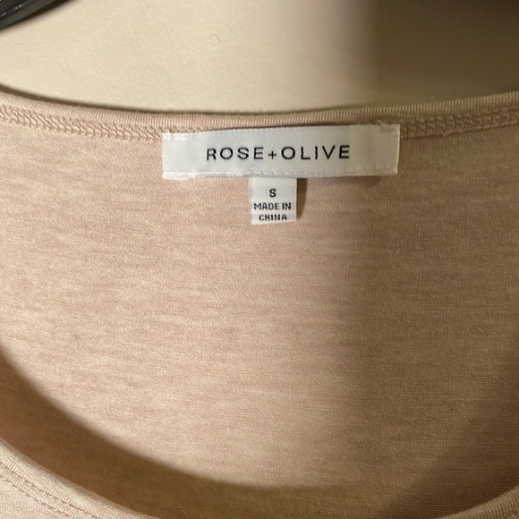 Rose & Olive cream boho styled tee shirt top - Picture 5 of 7